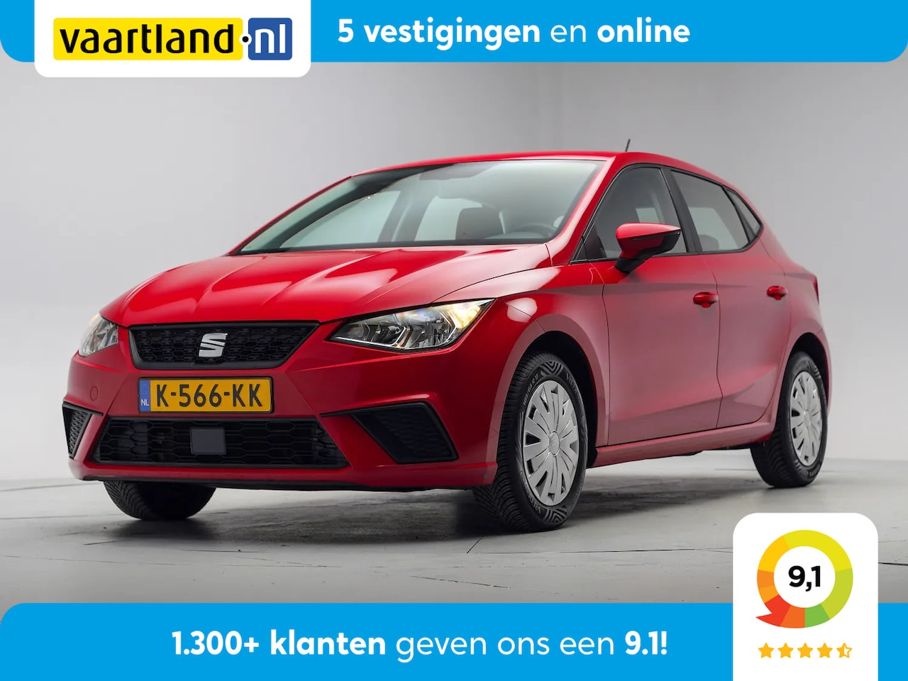 SEAT Ibiza - 1.0 TSI 95pk Style 5-drs [ Climate Cruise Bluetooth ] - AutoWereld.nl