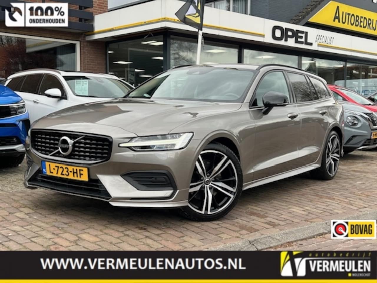 Volvo V60 - 2.0T 163PK B3 Hybrid R-Design + 19"/ Navi/ Clima/ Ad.Cruise/ Camera/ Winterpakket/ Full-LE - AutoWereld.nl