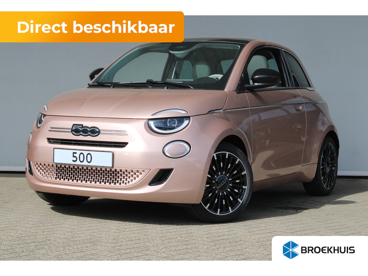 Fiat 500 - La Prima | 10,25" touchscreen radio met Bluetooth, DAB & USB | Automatische airconditionin - AutoWereld.nl