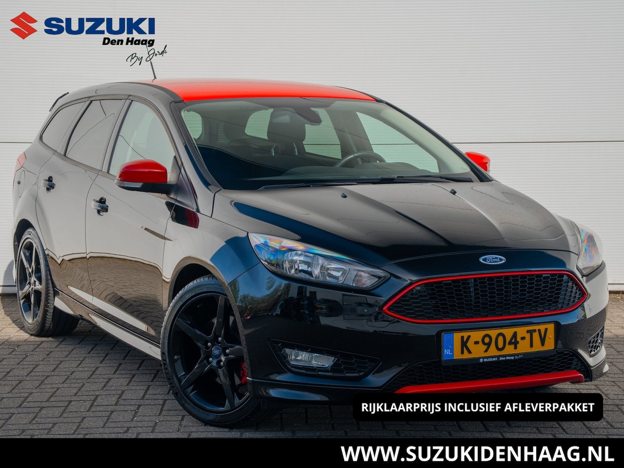 Ford Focus Wagon - 1.5 Red Edition ST- Line 150PK | Parkeersensoren |Climaat controle|Cruise controle| - AutoWereld.nl