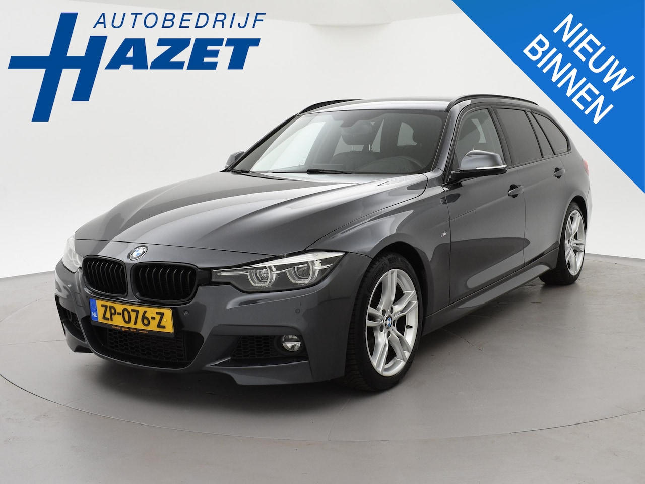 BMW 3-serie Touring - 318i M-SPORT + AFN. TREKHAAK | LEDER SPORTINT. | DIGITALE COCKPIT | STOELVERWARMING - AutoWereld.nl