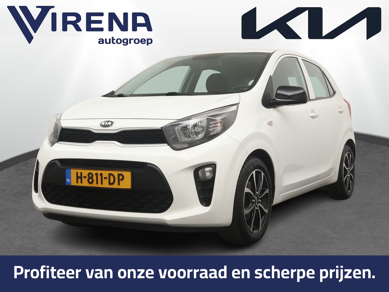 Kia Picanto - 1.0 MPi ComfortPlusLine - Airco - Radio - Apple/Android Carplay - Fabrieksgarantie tot 01- - AutoWereld.nl