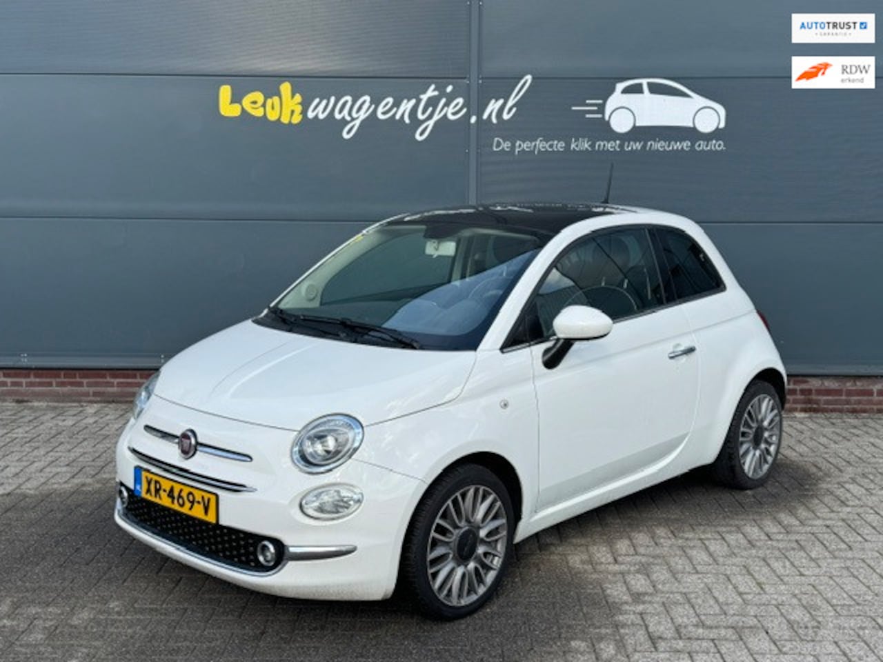 Fiat 500 - 0.9 Turbo Lounge *cruise *pano *airco *p-sensor - AutoWereld.nl