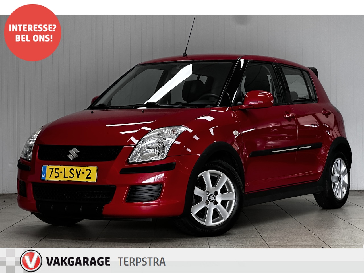 Suzuki Swift - 1.3 Cool/ 5-Drs/ 15'' LMV/ Airco/ Elek. pakket/ Isofix/ Radio-CD AUX & USB/ LEDER. Stuur/ - AutoWereld.nl