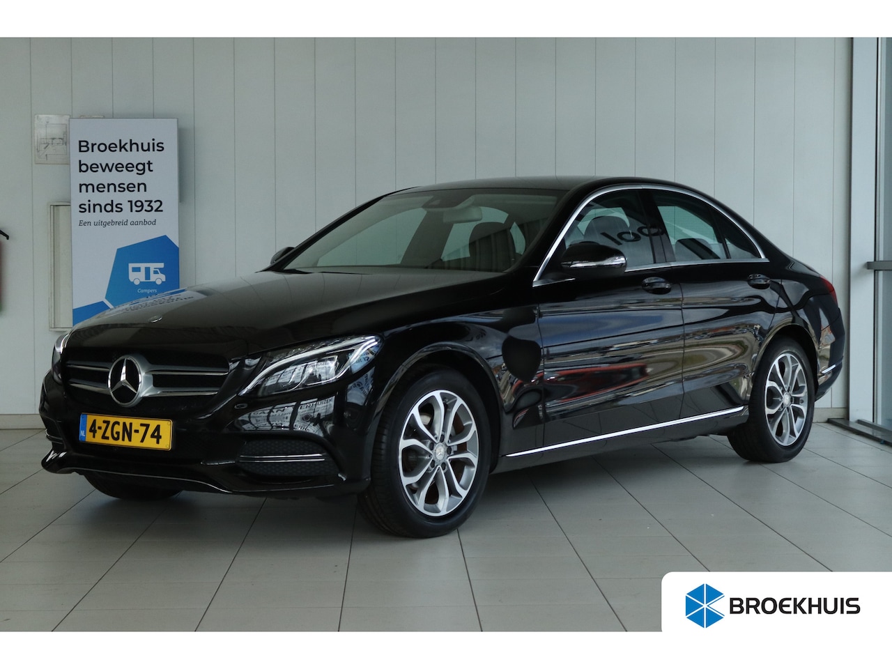 Mercedes-Benz C-klasse - 180 Ambition | Cruise Control | LED | Navigatie | Sensoren | Radio | Climate Control | Ele - AutoWereld.nl