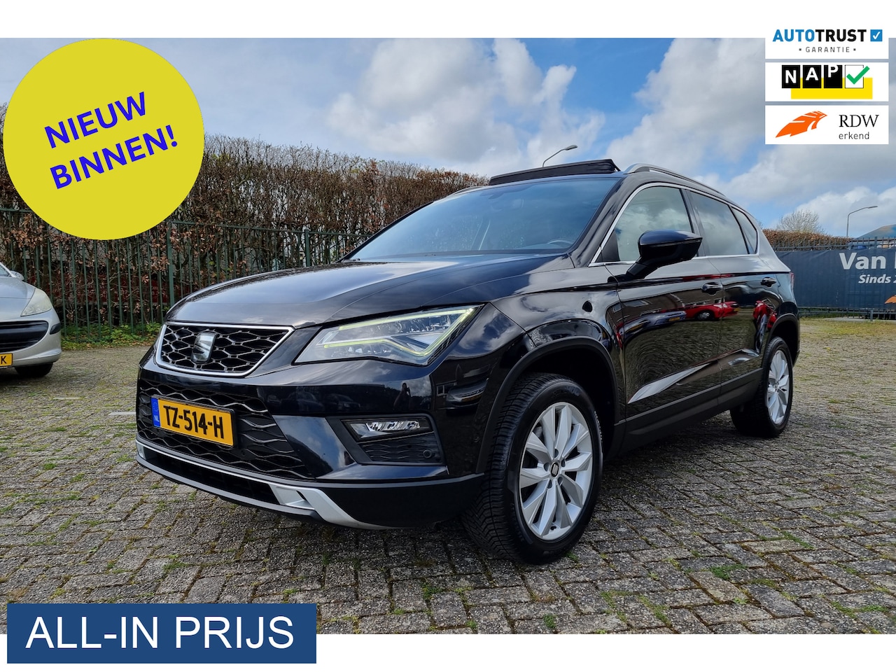 SEAT Ateca - 1.5 TSI Style Business Intense ✅150PK ✅PANODAK ✅TREKHAAK✅CARPLAY - AutoWereld.nl