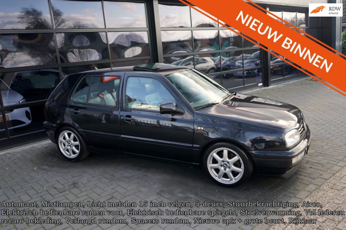 Volkswagen Golf - 2.8 VR6 2.8 VR6, Leder, Schuifdak, Airco, Stoelverwarming, Elek pakket - AutoWereld.nl