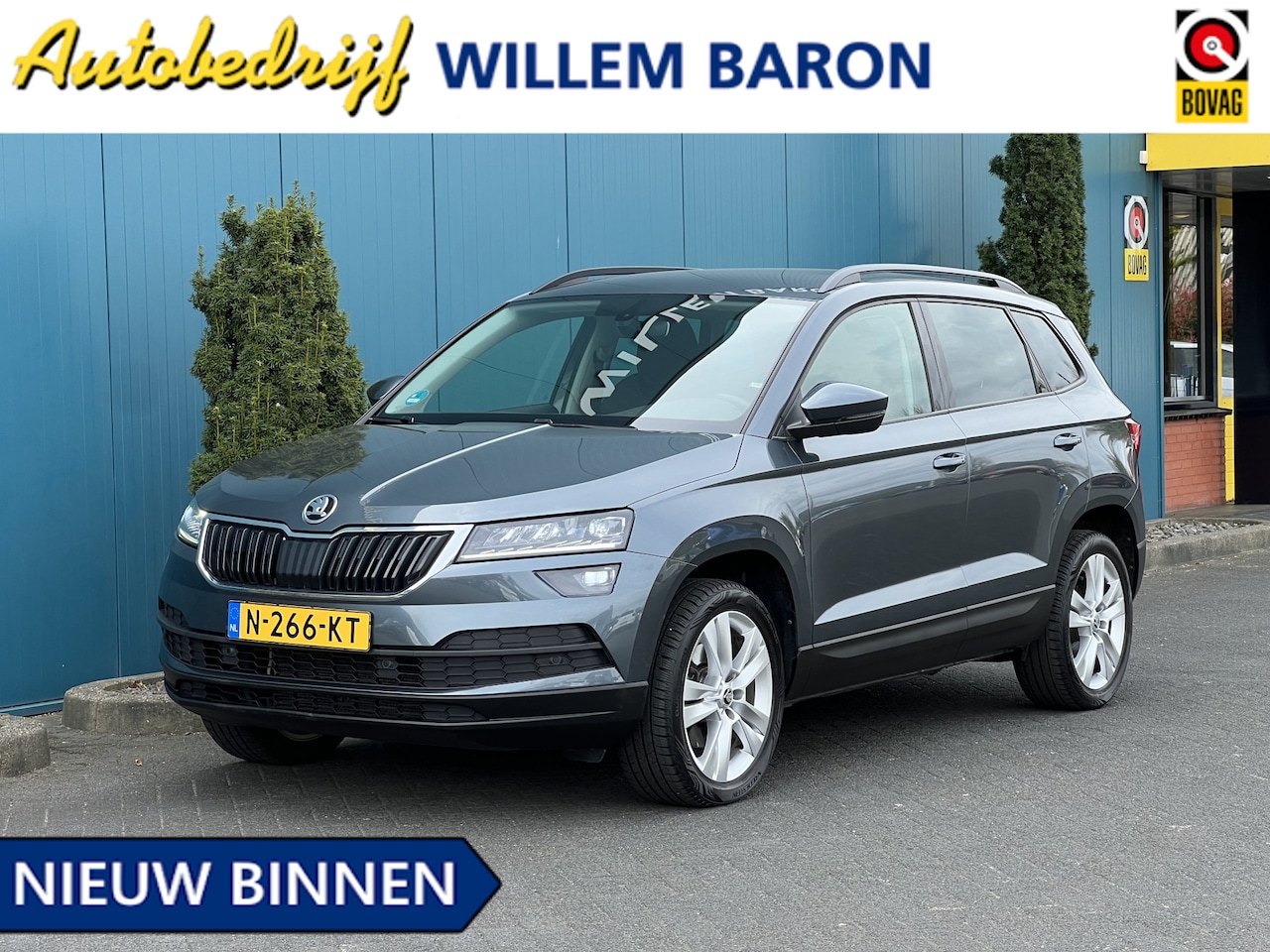 Skoda Karoq - 1.5 TSI DSG AUT. 150PK! Style NAV.VIA.CARPLAY/ANDROID | TREKH | CRUISE | STOELVERW | LED | - AutoWereld.nl