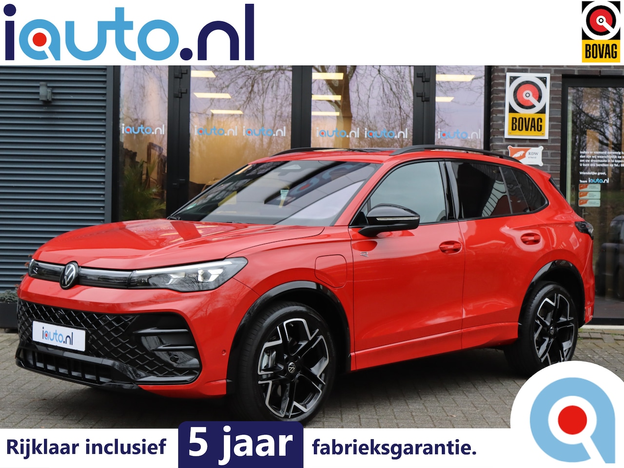 Volkswagen Tiguan - 1.5 eHybrid 272pk R-Line Black Style Pano/Leder/IQ.Light HD/360/Headup/HK/Keyless/ACC/DCC/ - AutoWereld.nl