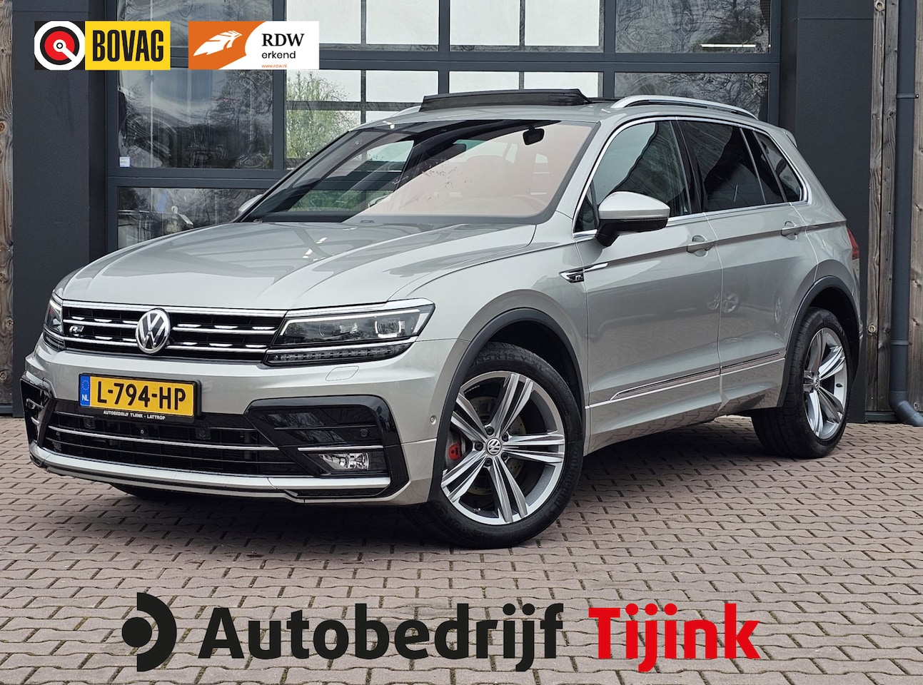 Volkswagen Tiguan - 2.0 TSI 4MOTION 220PK R-Line | Pano | HUD | Dynaudio | Leder | Stoelverwarming | 360 camer - AutoWereld.nl