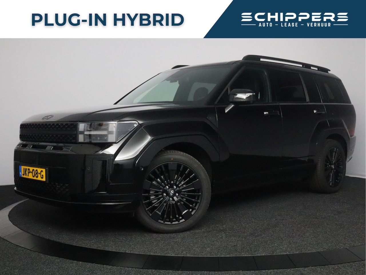 Hyundai Santa Fe - 1.6 T-GDI PHEV Black Line 4WD 7p. | 20'' velgen | Leder | 7-persoons | Leder | Stoelventil - AutoWereld.nl