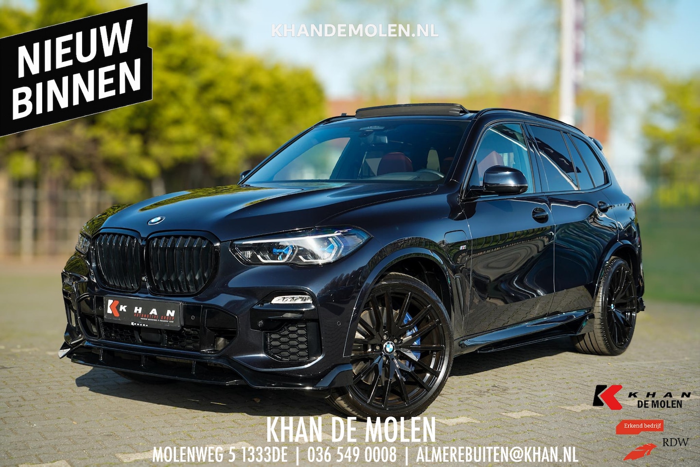 BMW X5 - xDrive45e M-SPORT VOL|Skylounge|Massage|TV|H&K|HUD|Pano|22"|Memory| - AutoWereld.nl