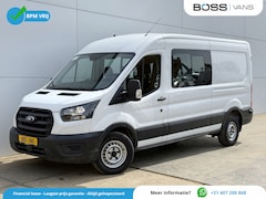 Ford Transit - DC 2.0 TDCI L3H2 130PK 6- persoons Dubbele cabine L3H2 Trekhaak Parkeersensoren voor