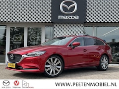 Mazda 6 Sportbreak - 2.0 SkyActiv-G 165 Exclusive-Line | LEDEREN STOELEN | STOEL VENTILATIE | 360 CAMERA |