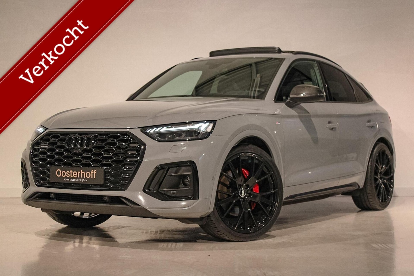Audi Q5 Sportback - 55 TFSI e Competition LUCHTV | NARDO GREY - AutoWereld.nl