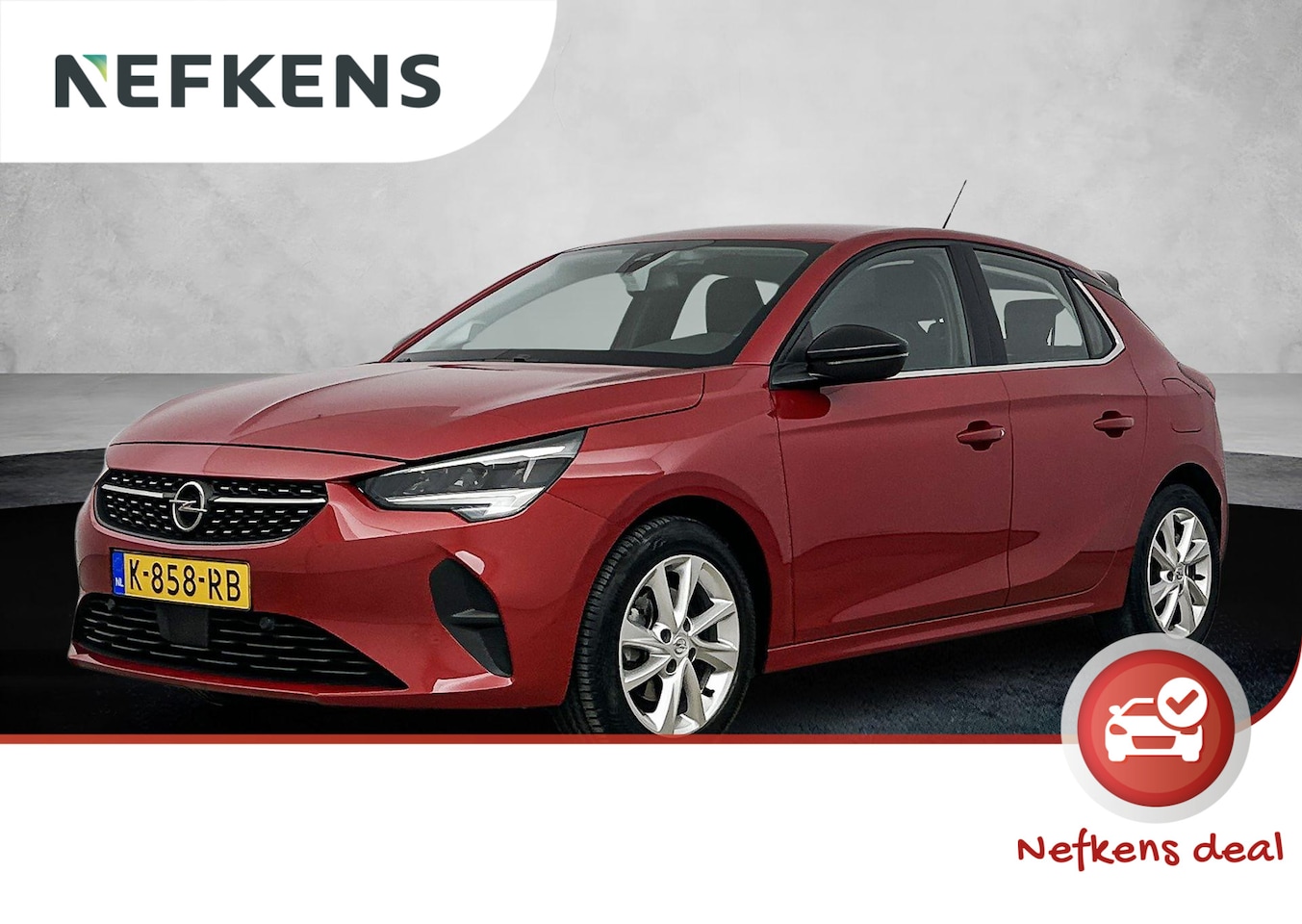 Opel Corsa - 100pk Elegance | 1ste eigenaar | Trekhaak | Armsteun | LEER/Stof | AppleCarPlay/Android | - AutoWereld.nl