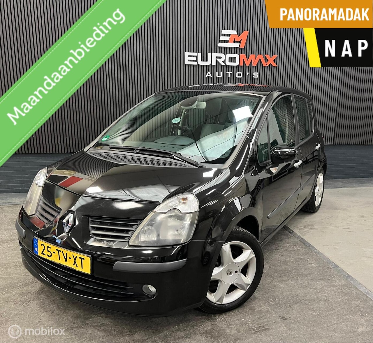 Renault Modus - 1.6-16V Air NAP-Panoramadak-Airco-Cruise - AutoWereld.nl
