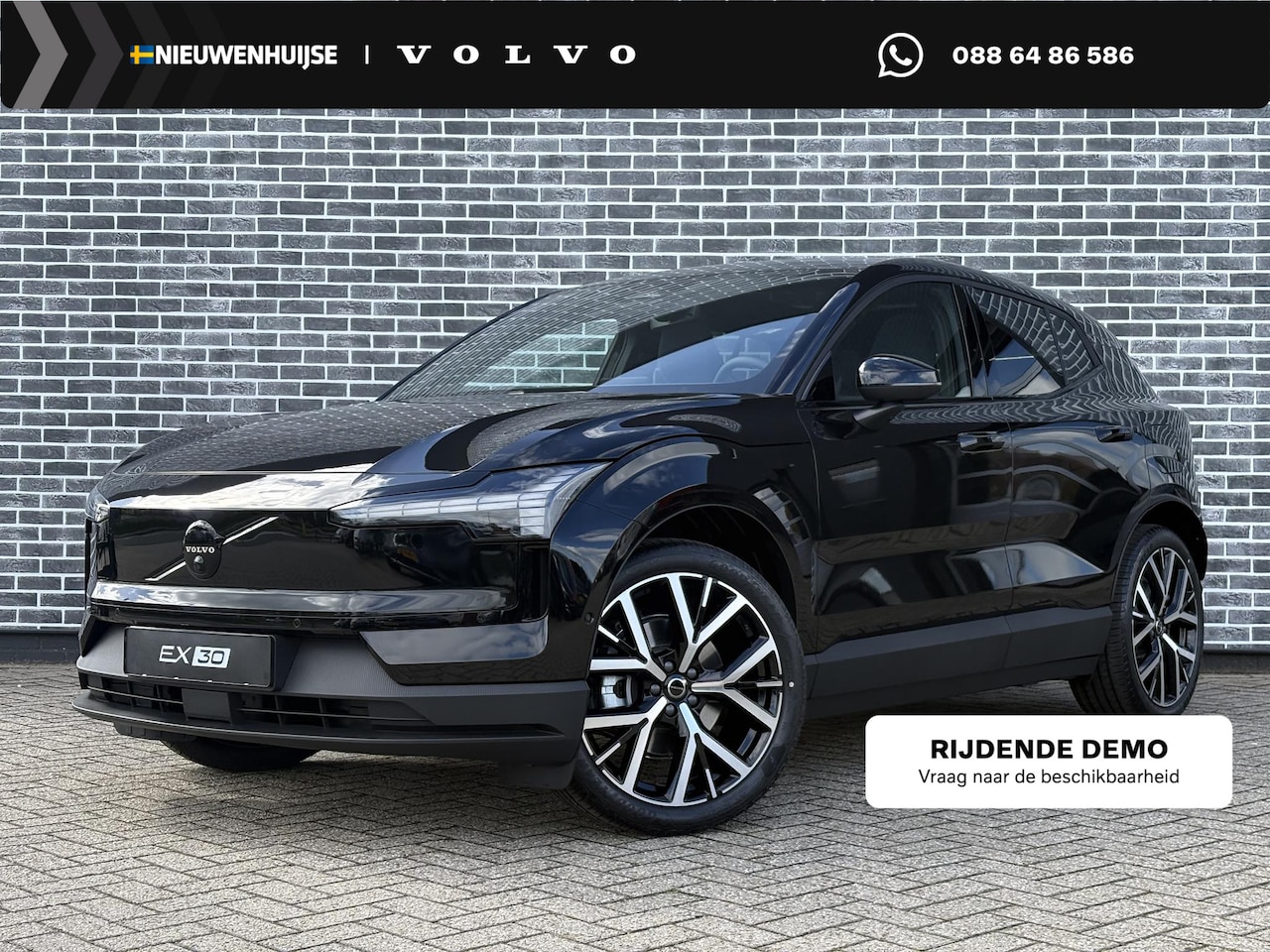 Volvo EX30 - Single Motor Ext Range Plus Black Ed Europa 69 kWh | Adaptieve Cruise Control | Stoel- stu - AutoWereld.nl