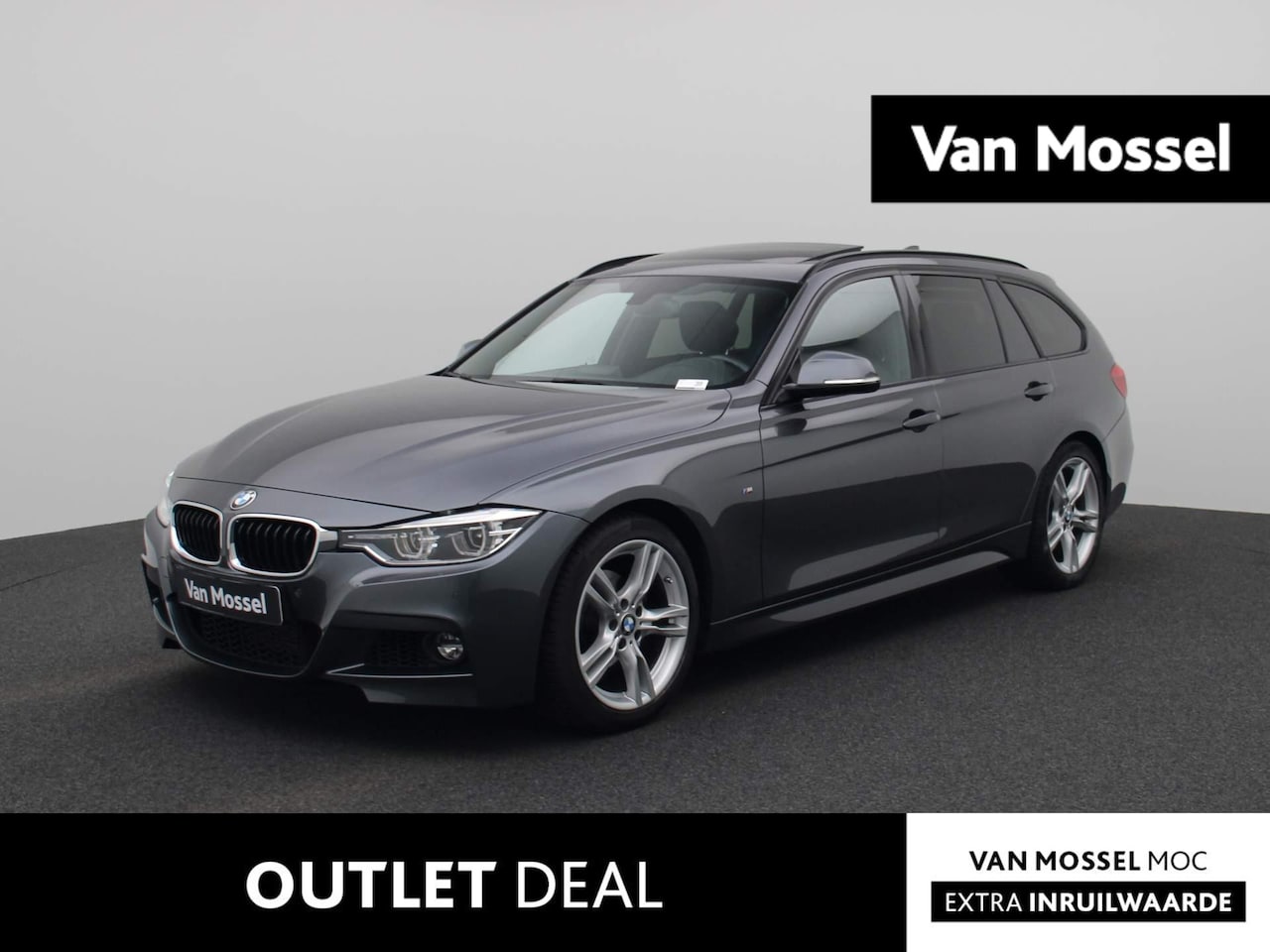 BMW 3-serie Touring - 318i M Sport Edition Automaat| Panorama dak | Leder | Wegklapbare Trekhaak | LED Koplampen - AutoWereld.nl