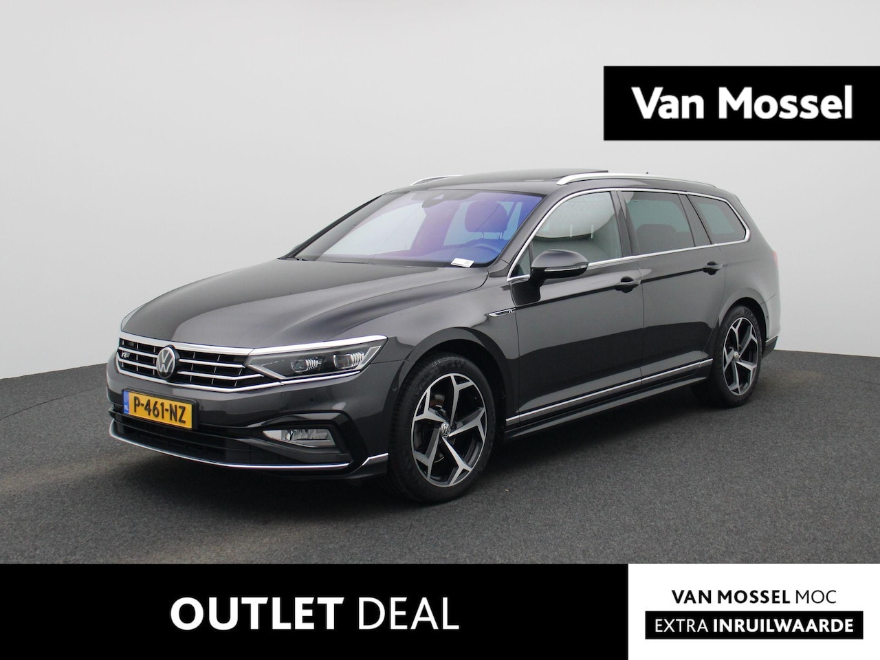Volkswagen Passat Variant - 1.5 TSI R-Line Business + AUTOMAAT | Panoramadak | Navigatie | Achteruitrijcamera | Apple - AutoWereld.nl