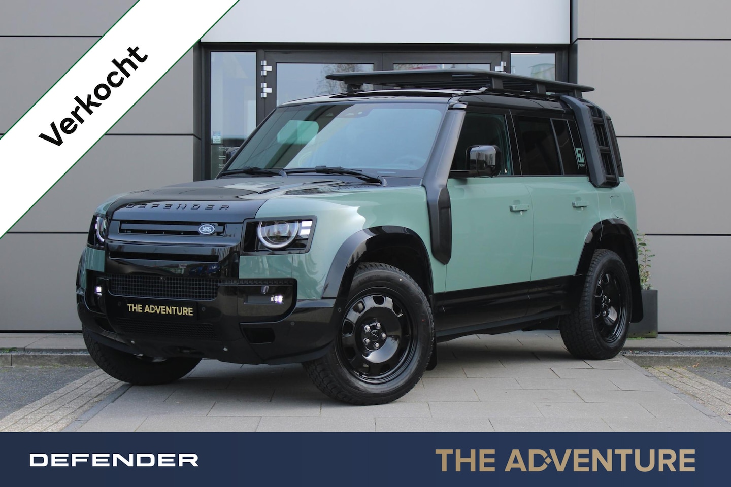 Land Rover Defender 110 - P300e Trophy Edition Keswick Green | Trophy Kit - AutoWereld.nl