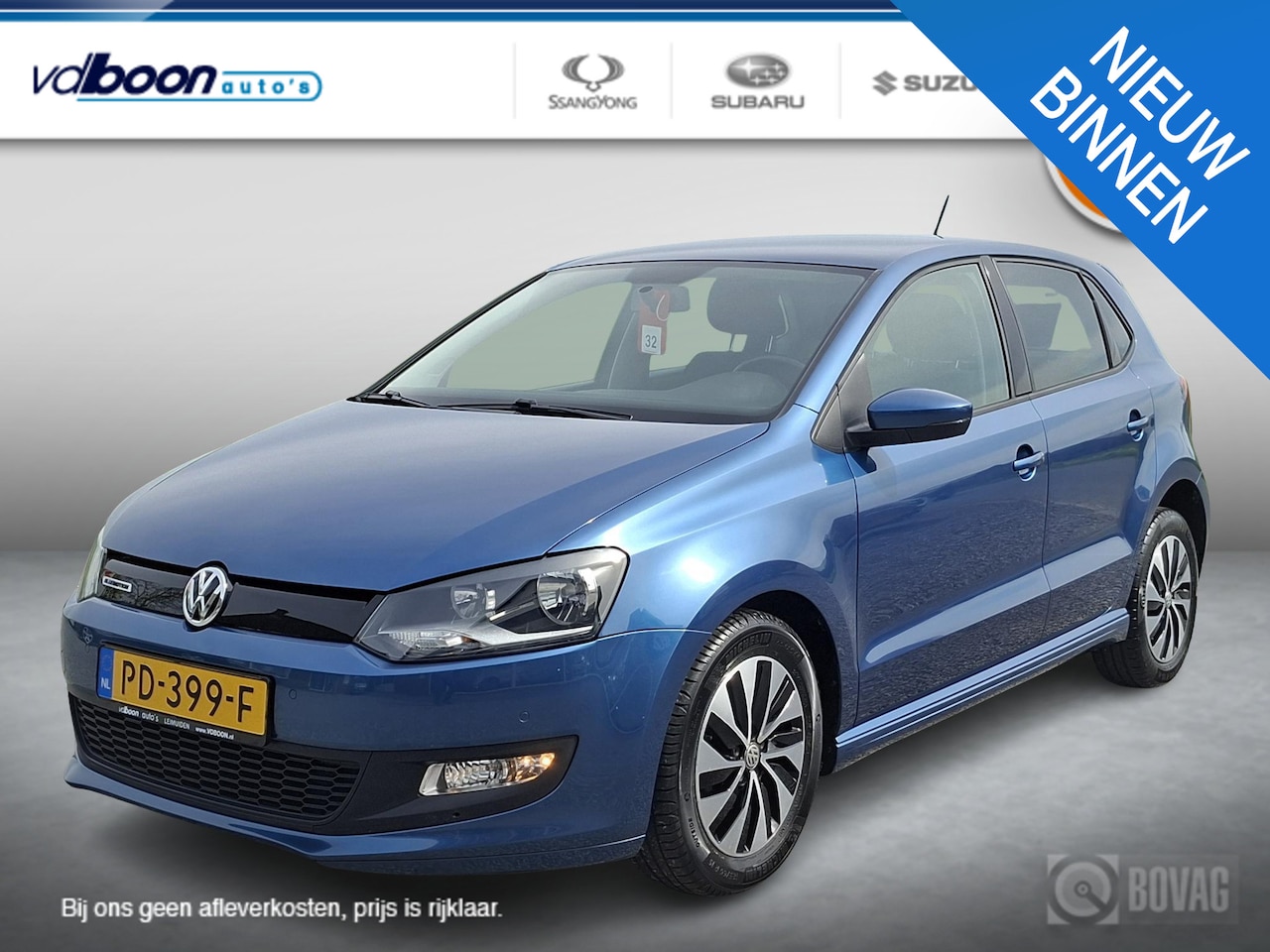 Volkswagen Polo - 1.0 BlueMotion Edition AIRCO | LMV | PDC v/a | rijklaarprijs!! - AutoWereld.nl
