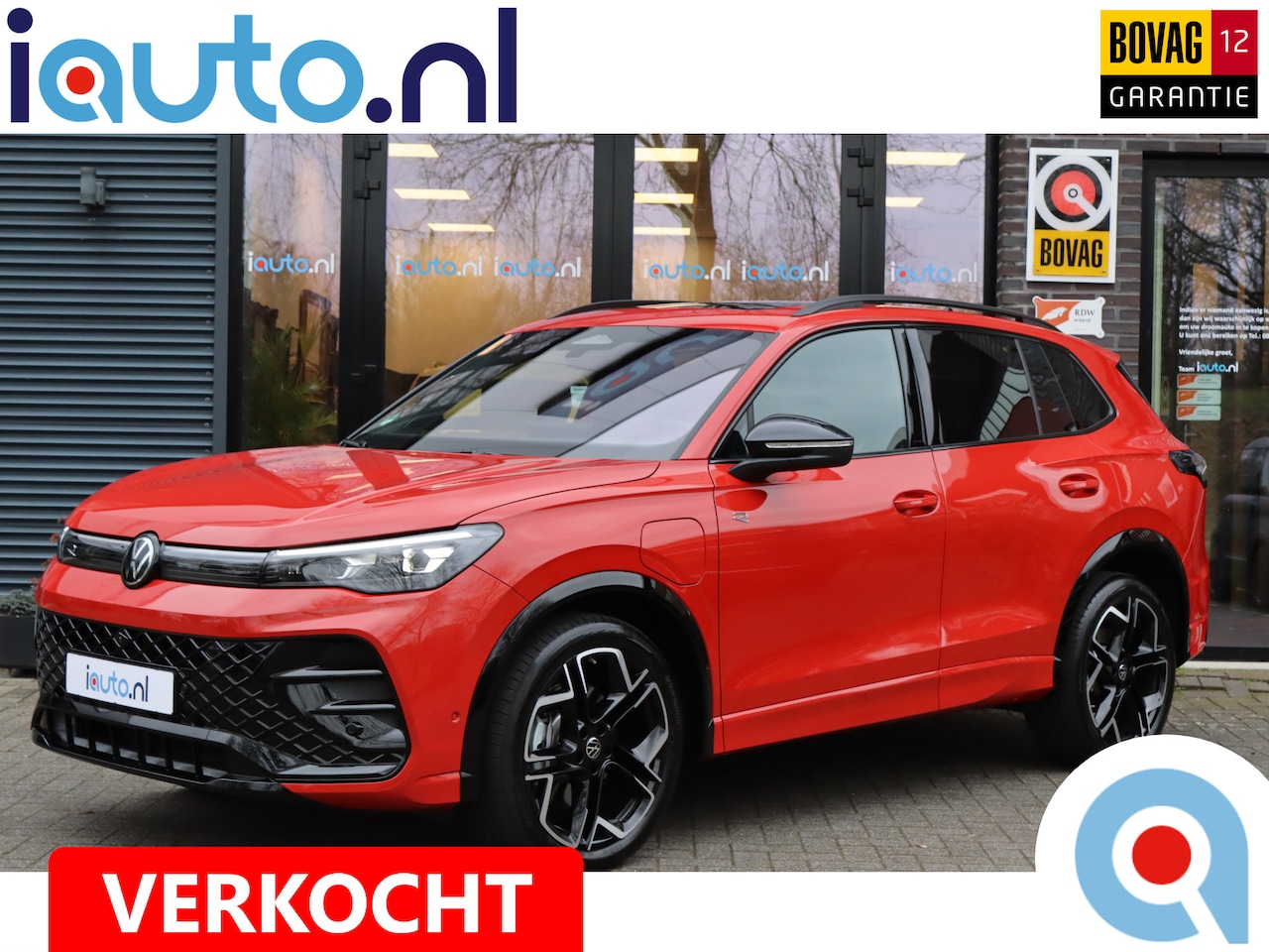Volkswagen Tiguan - 1.5 eHybrid 272pk R-Line Black Style Pano/Leder/IQ.Light HD/360/Headup/HK/Keyless/ACC/DCC/ - AutoWereld.nl
