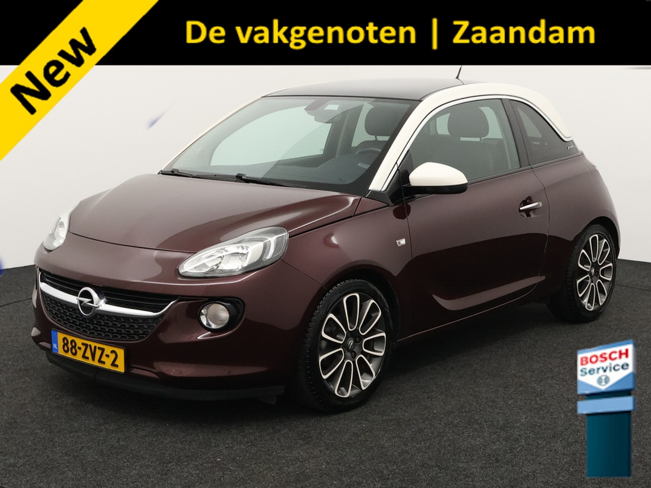 Opel ADAM - 1.4 Glam 1.4i  pano-dak, leer, vol opties, STUUR VERW, STOELVERW, Cruise control, Bluetoot - AutoWereld.nl