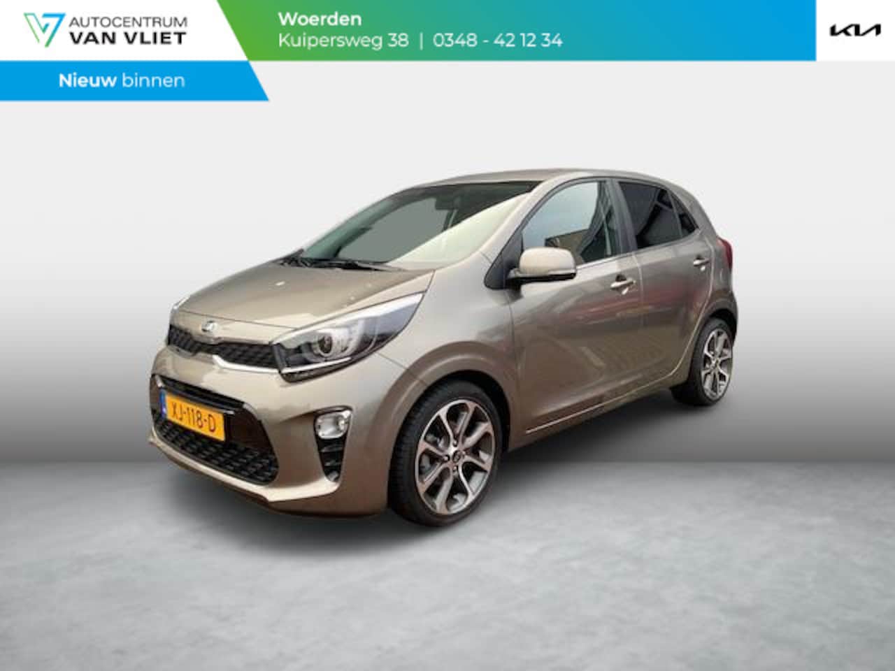Kia Picanto - 1.0 CVVT Design Edition | Leder | Allseason | Navi | Clima | - AutoWereld.nl