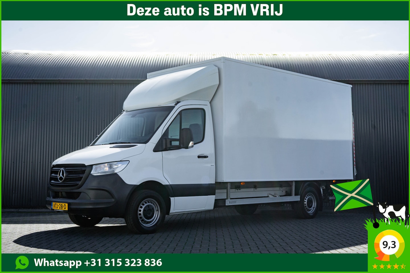 Mercedes-Benz Sprinter - 315 CDI | 150 PK | Automaat | Bakwagen met laadklep | Zijdeur | Camera | Cruise | Mbux | C - AutoWereld.nl