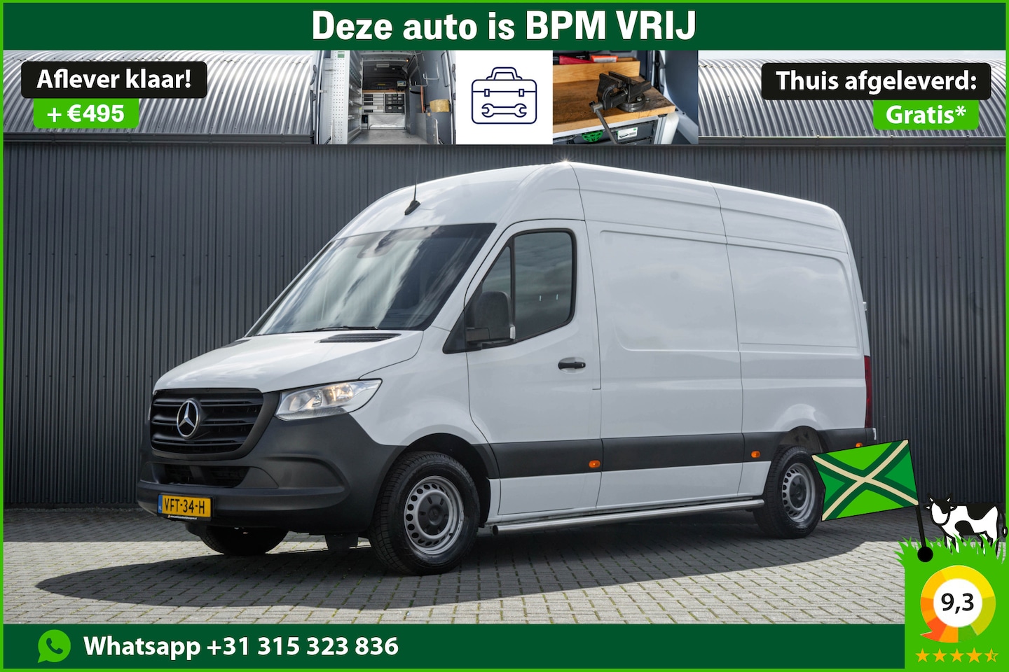 Mercedes-Benz Sprinter - 311 CDI L2H2 | Volledig Ingericht | Topstaat | Mbux | Camera | Navi | Climatronic - AutoWereld.nl