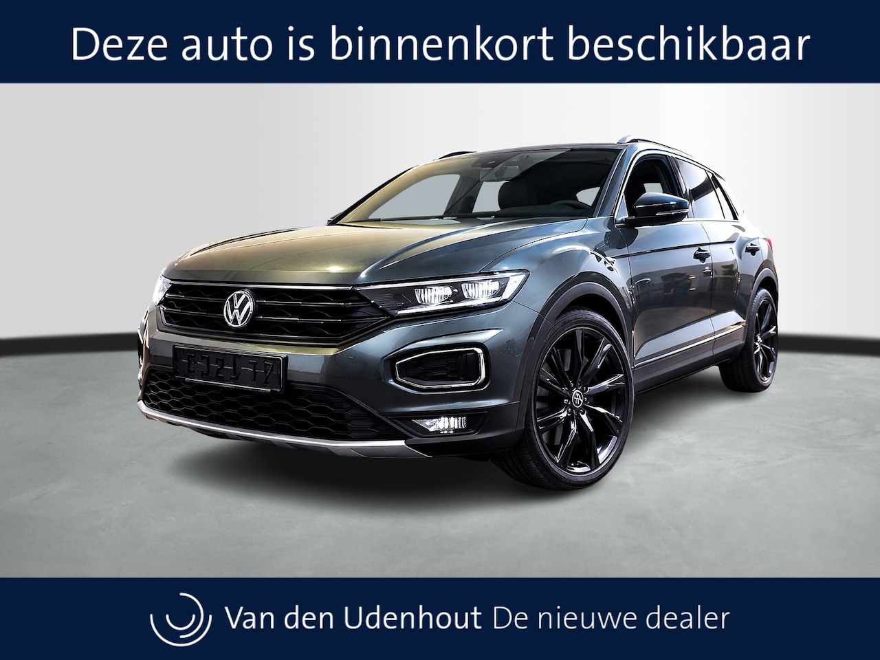 Volkswagen T-Roc - 1.5 TSI 150pk Automaat Sport Black Style / Panoramadak / Adaptive Cruise / Elektrische ach - AutoWereld.nl