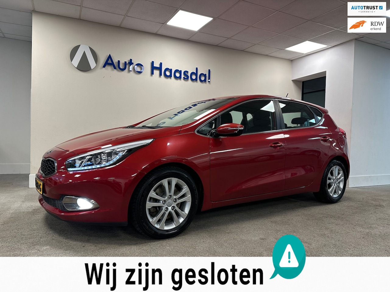 Kia Cee'd - 1.6 GDI DynamicLine|AUTOMAAT|CAMERA|LED|NAVI|CRUISE|STOEL - AutoWereld.nl