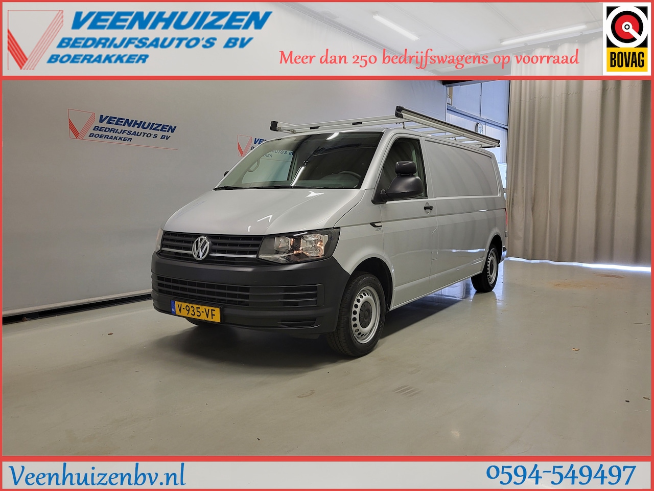 Volkswagen Transporter - 2.0TDI L2/H1 Imperiaal Inrichting Euro 6! - AutoWereld.nl