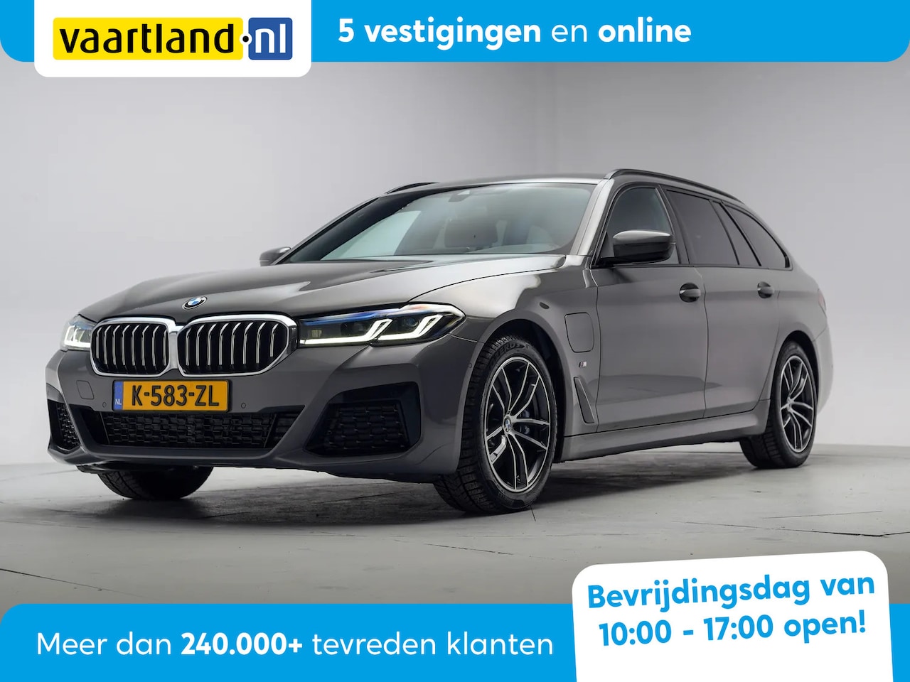 BMW 5-serie Touring - 530e M Sport [ Leder Stoelverwarming Navi Carplay / Android Camera ] - AutoWereld.nl