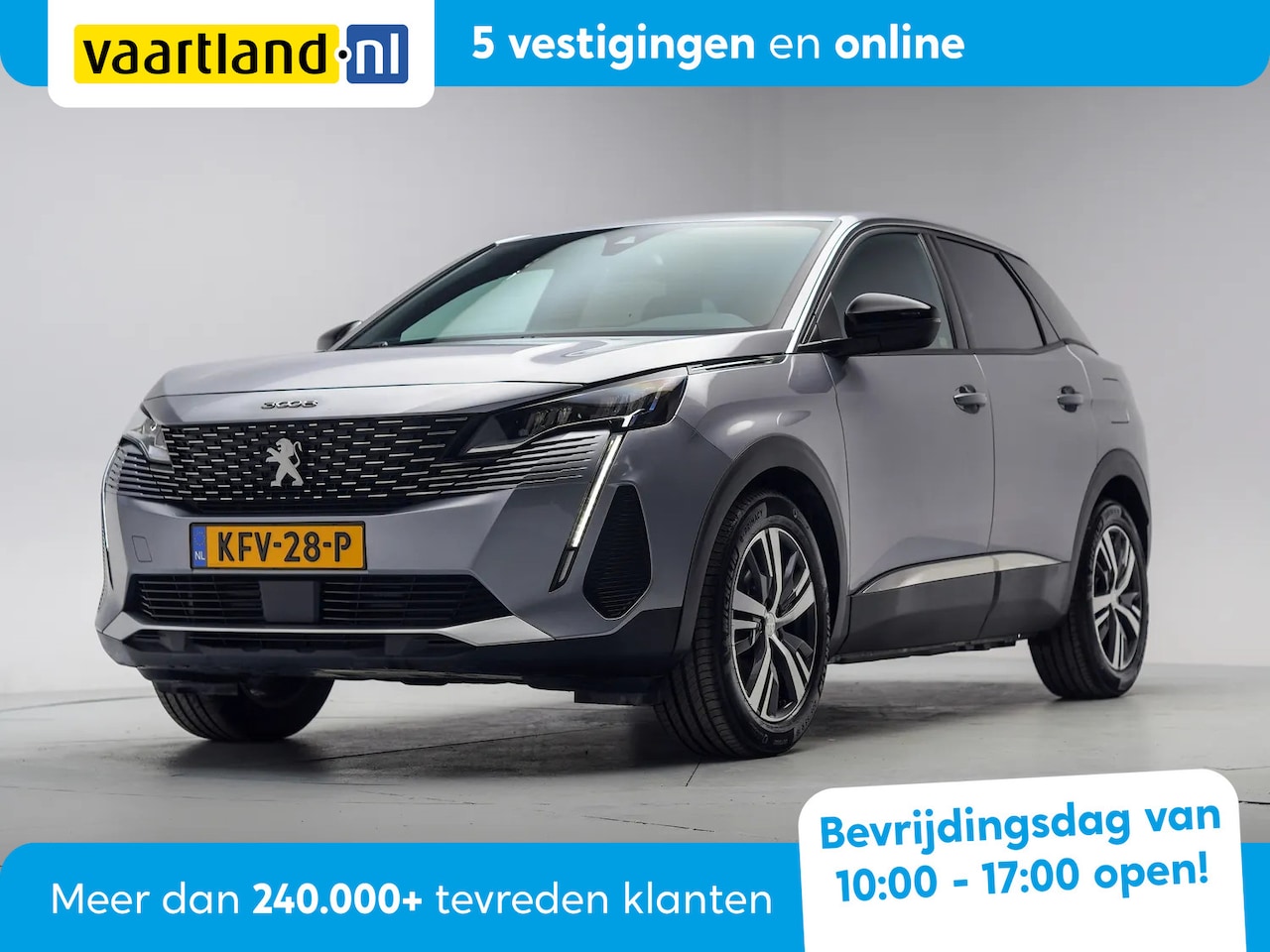 Peugeot 3008 - 1.6 Plug-in Hybrid 225 Alure [ Navi Apple / Android Camera Half-leder ] - AutoWereld.nl
