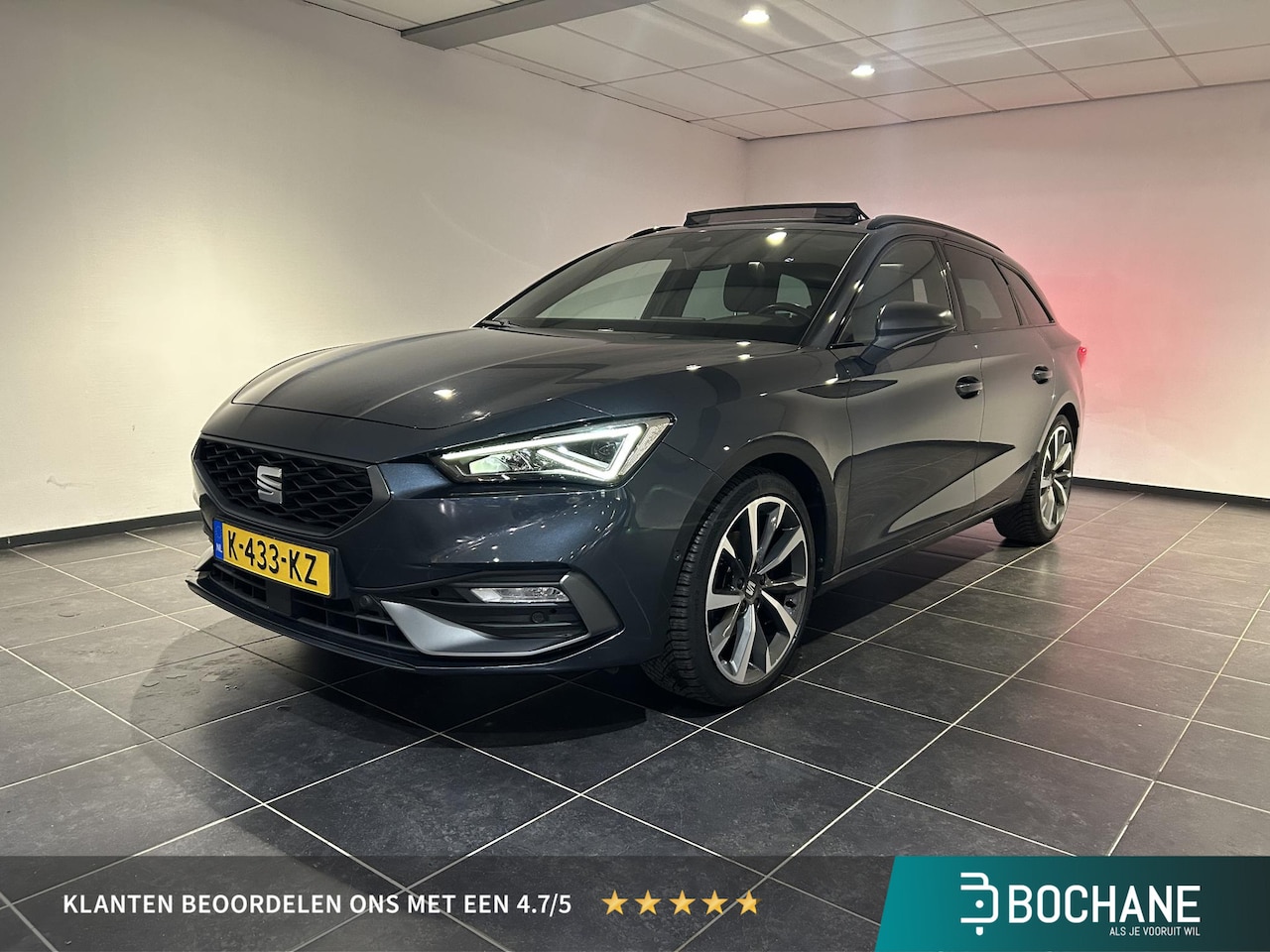 SEAT Leon Sportstourer - 1.5 eTSI FR Launch Edition | Panoramadak | Trekhaak | Navigatie | All-season banden | - AutoWereld.nl
