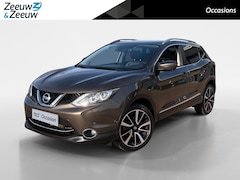 Nissan Qashqai - 1.2 Tekna *Navi+360Camera*Climate Control*Winter Pack*Lederen bekleding*Panoramadak*Trekha