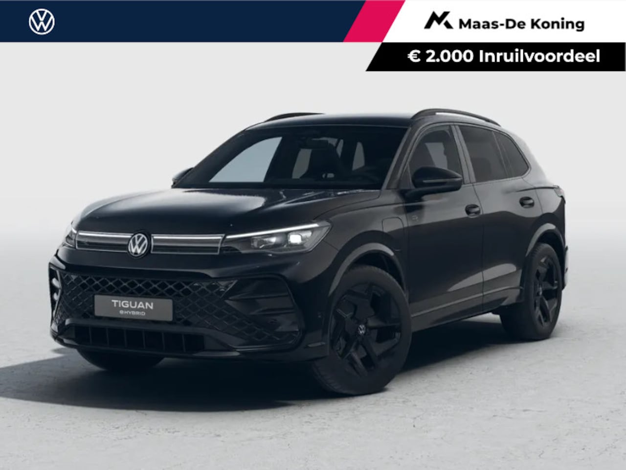 Volkswagen Tiguan - R-Line 1.5 eHybrid 204 PK 6 versn. DSG · Voorstoelen verwarmbaar · Sfeerverlichting · Trek - AutoWereld.nl