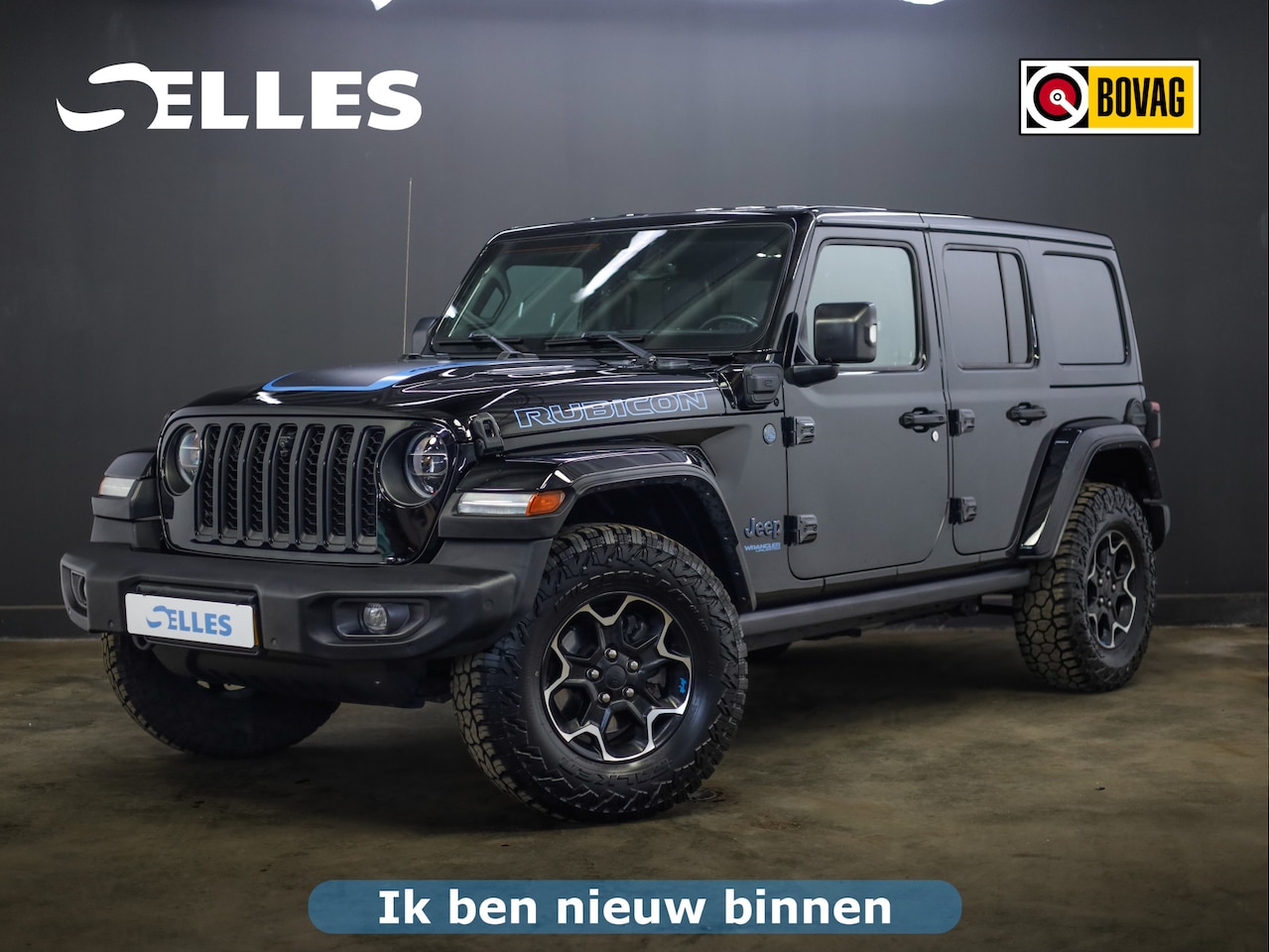 Jeep Wrangler Unlimited - 4xe 380 Rubicon | 4X4 | Plug-in Hybride | Airco | Stoelverwarming | Stuurwiel verwarming | - AutoWereld.nl