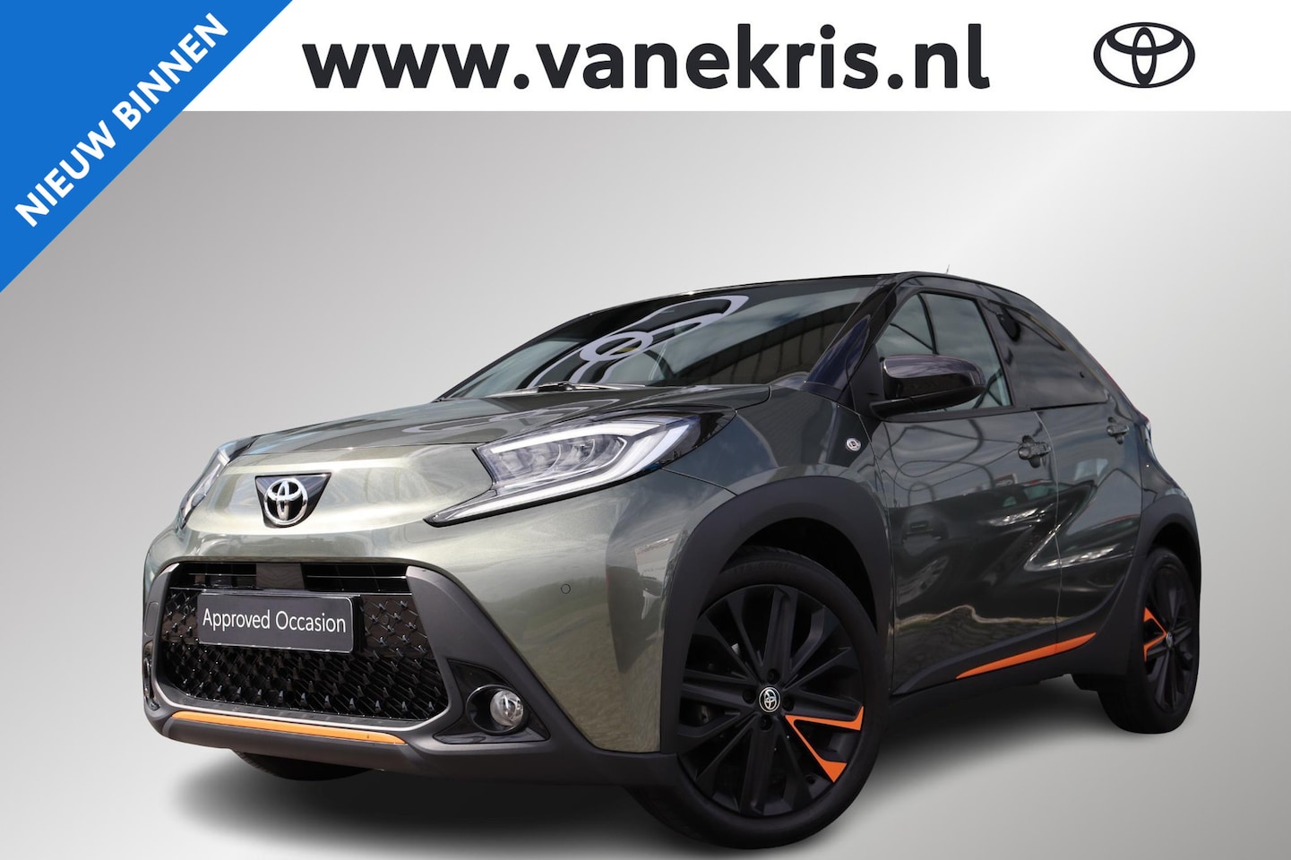 Toyota Aygo X - 1.0 VVT-i S-CVT Automaat Limited, Stoelverwarming, Parkeersensoren, JBL, Keyless entry. - AutoWereld.nl