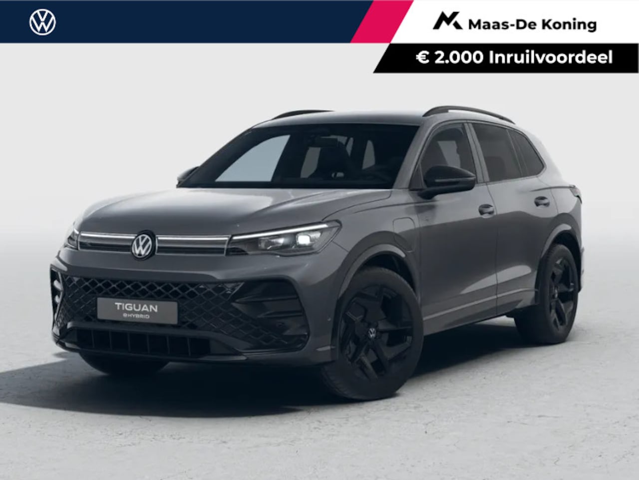 Volkswagen Tiguan - R-Line 1.5 eHybrid 204 PK 6 versn. DSG · Voorstoelen verwarmbaar · Sfeerverlichting · - AutoWereld.nl