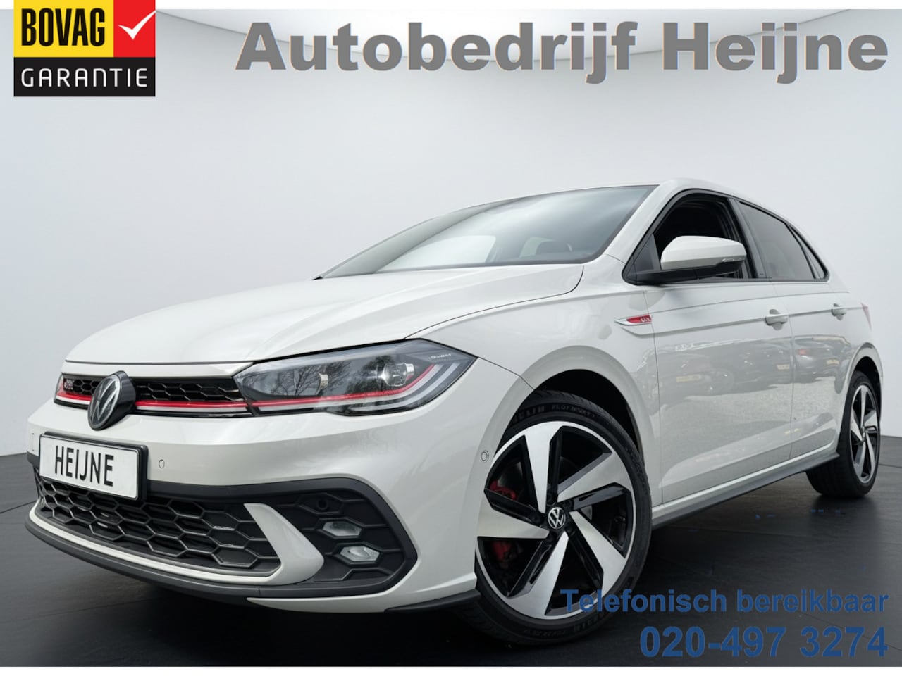 Volkswagen Polo - 2.0 TSI GTI TSI 210PK DSG GTI-SPORT CARPLAY/LED/IQ-LIGHT FABRIEKSGARANTIE - AutoWereld.nl