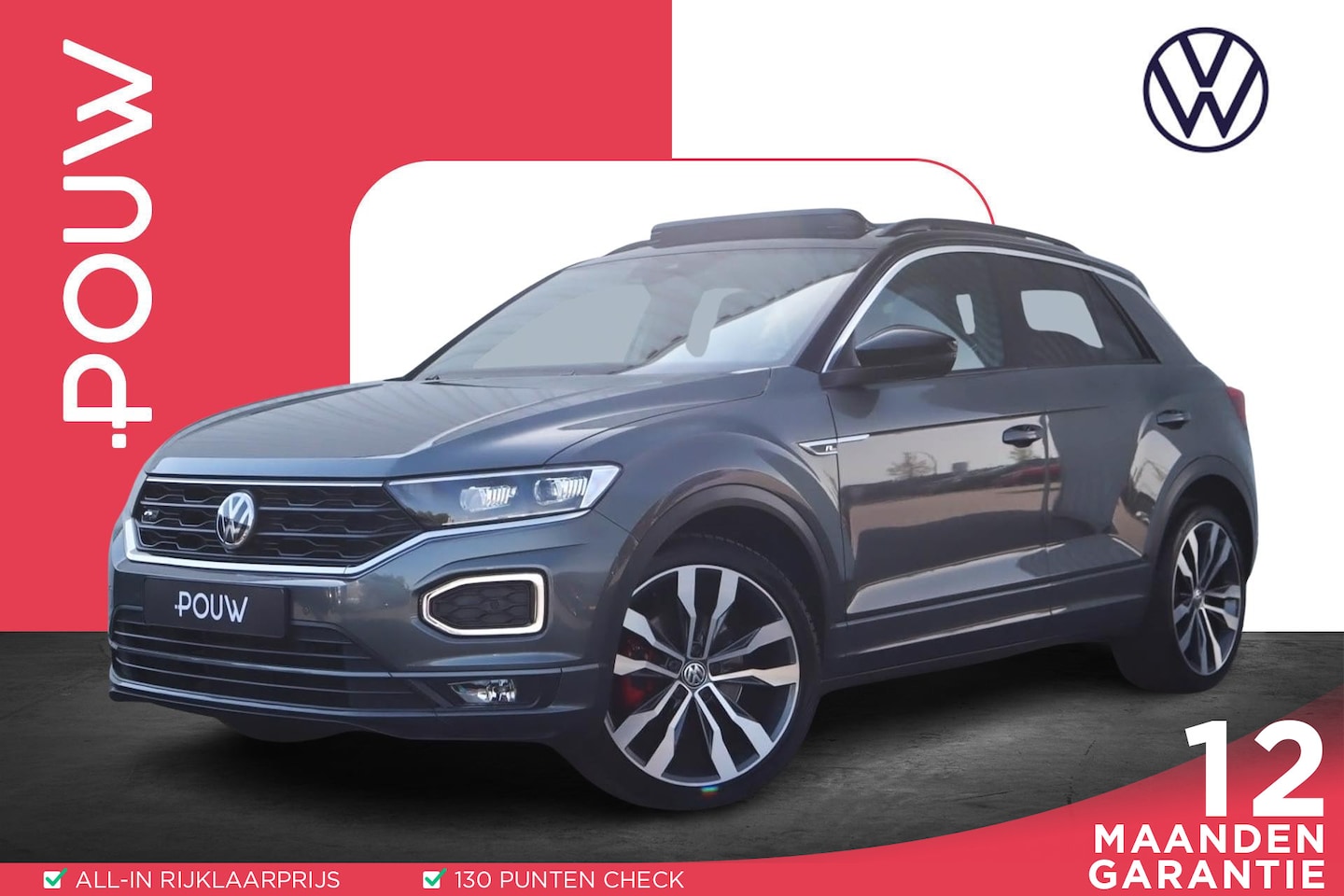 Volkswagen T-Roc - 1.5 TSI 150pk Sport | Panoramadak - AutoWereld.nl
