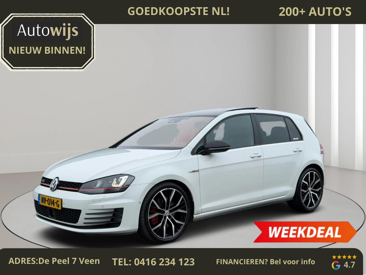 Volkswagen Golf - 2.0 TSI GTI Performance|AUT|LEDER|PANO|DYNAUDIO|CAMERA - AutoWereld.nl