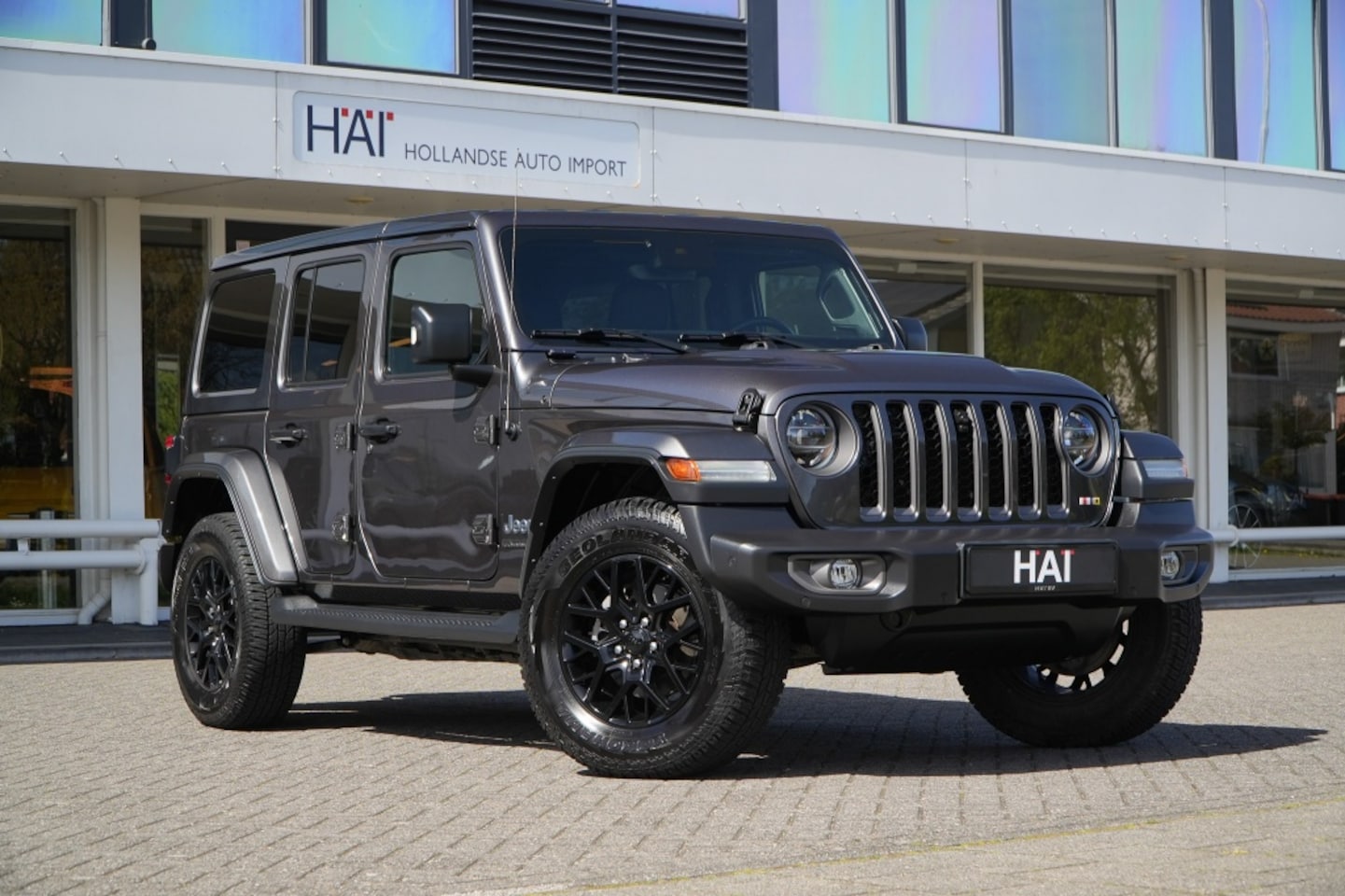 Jeep Wrangler Unlimited - 4xe 380 80th Anniversary I ACC I Leder I Hardtop - AutoWereld.nl