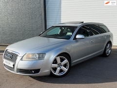 Audi A6 Avant - 2.4 S-LINE/PANO/LEDER/CRUISE/6CILLINDER/STOELVERWARMING