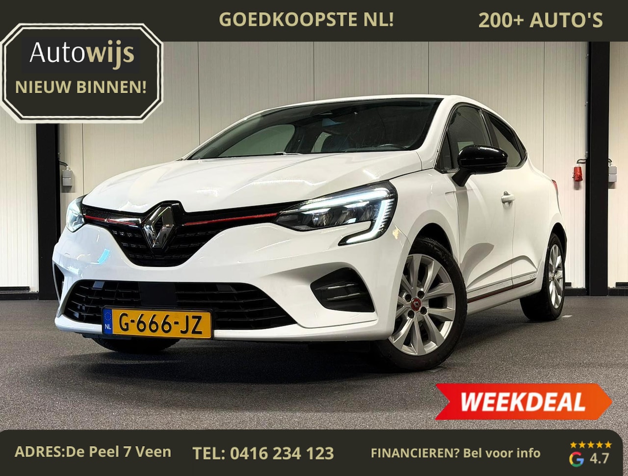 Renault Clio - 1.0 TCe Intens|PDC|DEALER ONDERHOUDEN|LM-VELG| - AutoWereld.nl