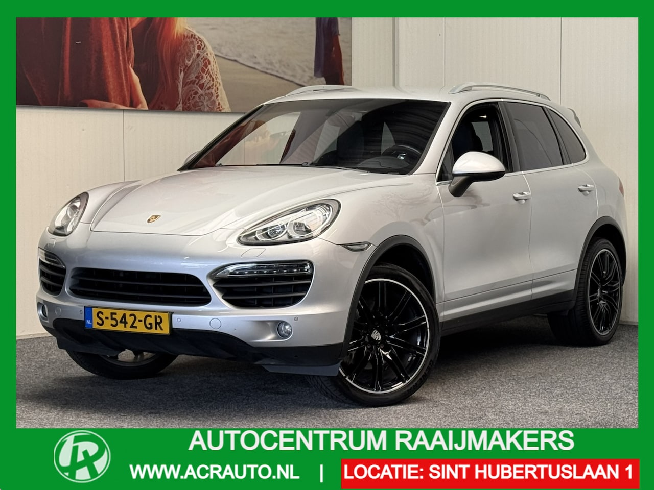 Porsche Cayenne - 3.0 V6 HYBRID 333 PK LUCHTVERING LEDER NAVIGATIE CRUISE CONTROL CLIMATE CONTROL ACHTERUITR - AutoWereld.nl