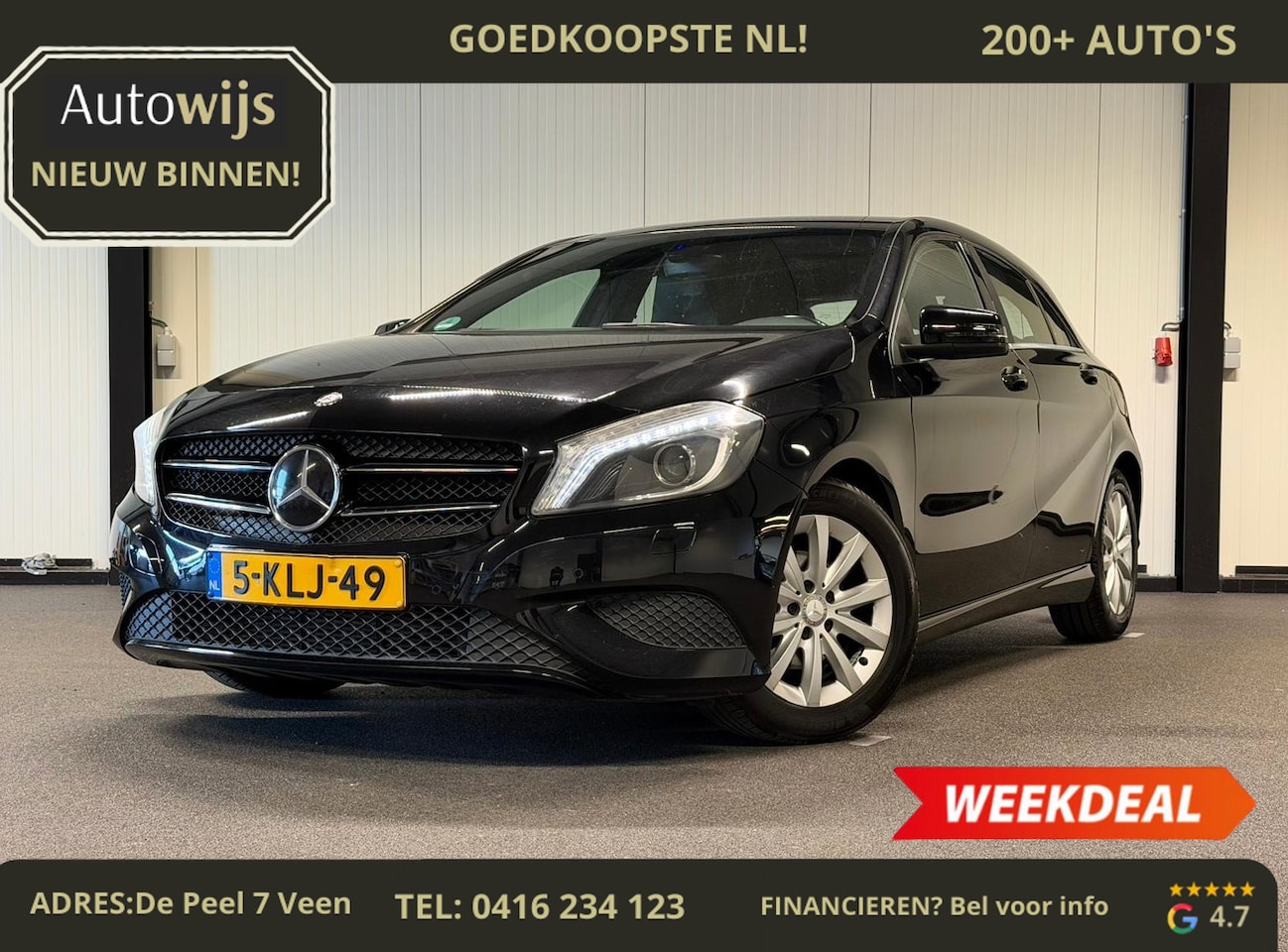 Mercedes-Benz A-klasse - 180|XENON|NAVI|LM-VELG|NL AUTO - AutoWereld.nl